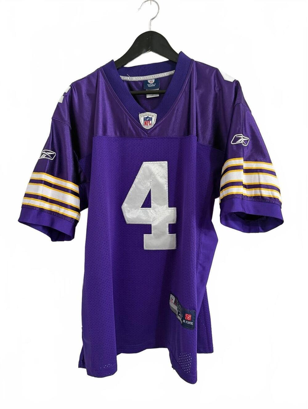 Brett Favre Minnesota Vikings Throwback Style Jersey Size 48